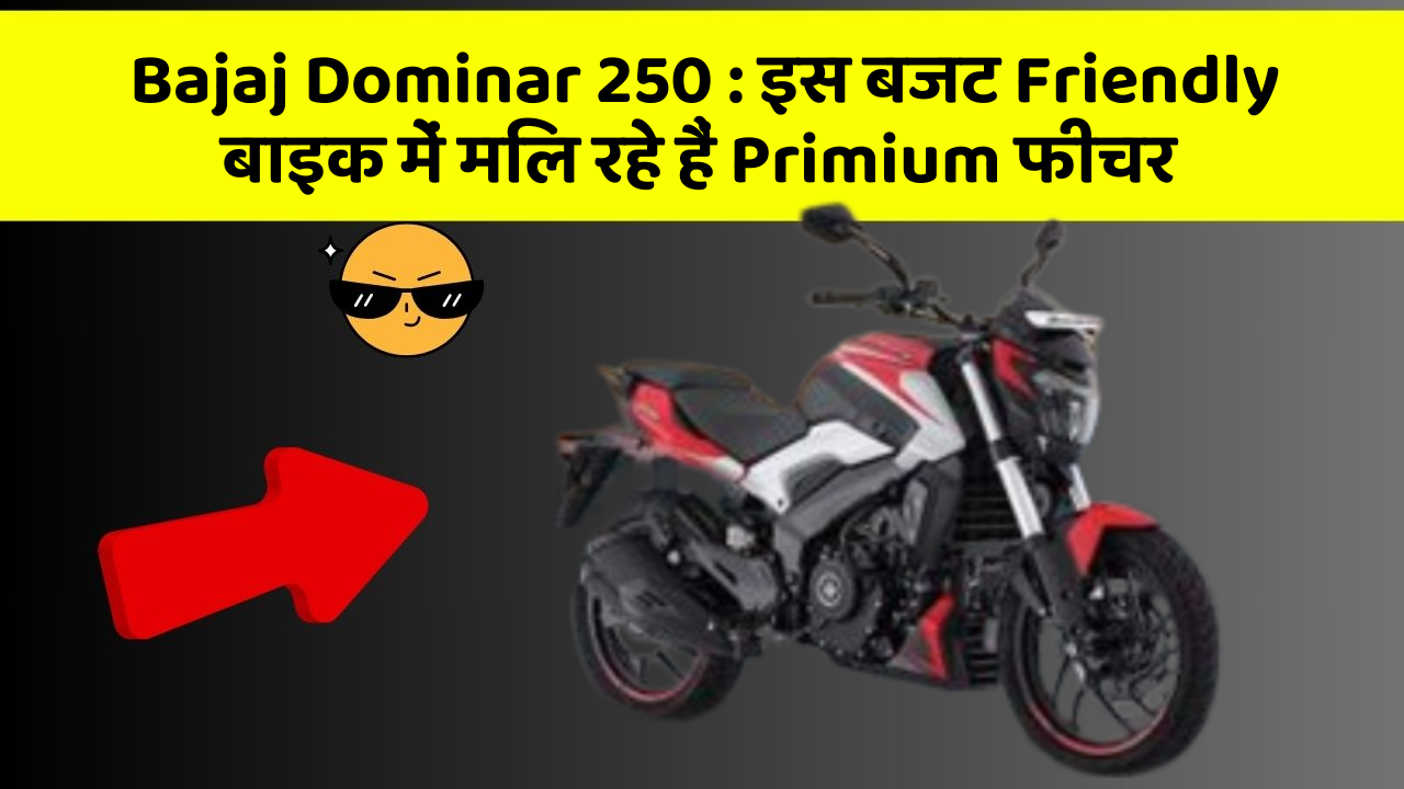Bajaj Dominar 250 : इस बजट Friendly बाइक में मिल रहे हैं Primium फीचर